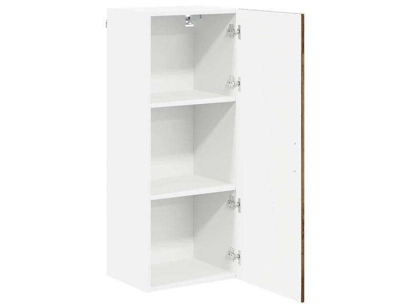  Meuble mural de cuisine, armoire de cuisine bois ancien 40x31x100cm shl9663  - Conforama E