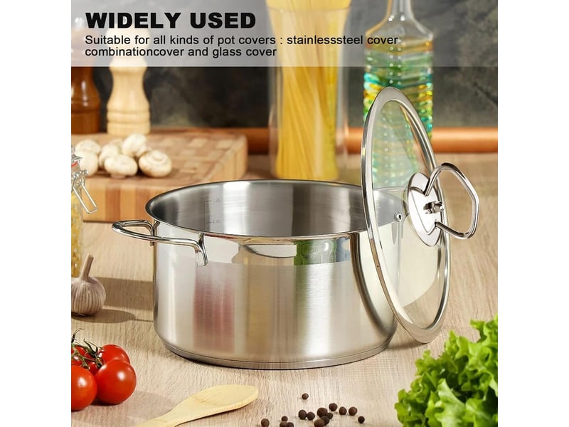  8 pcs poignée de couvercle de casserole, acier inoxydable poignée de couvercle du pot pour la famille,cuisine,poêle à frire,marmite none - Conforama B
