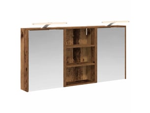 Ensemble de meubles de salle de bain 3 pcs 126x16x62.5 cm shl8605