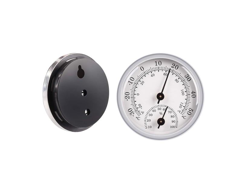 2 lot de hygromètre thermomètre, moniteur humidité et température, thermomètre d'intérieur et hygromètre intérieur - Conforama C
