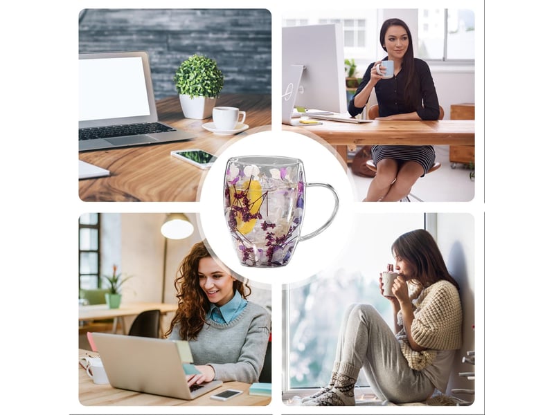  Mug à double paroi, violet  - Conforama E