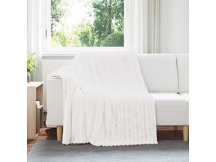 Couverture jetée de canapé 6 pcs blanc 200x150 cm 4.75 kg polaire
