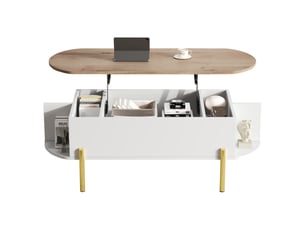 Table basse  coloris blanc <strong></strong> <strong></strong>