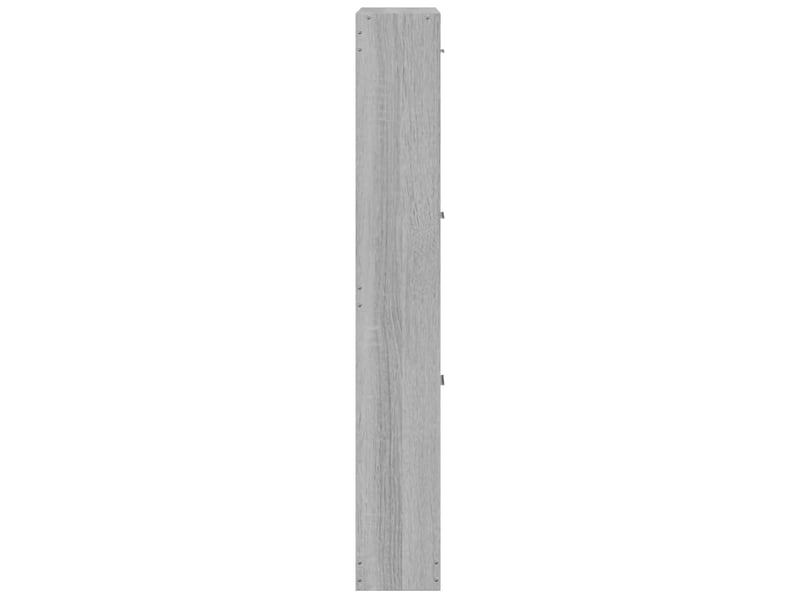  Meuble à chaussure, armoire à chaussures sonoma gris 59x17x108 cm bois d'ingénierie  - Conforama E