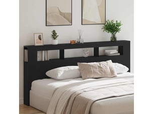 Tete de lit  largeur 220 cm   noir