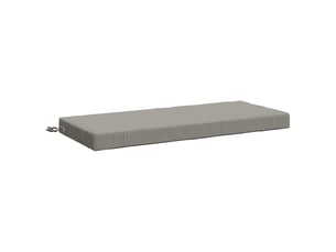 Coussin de banc, coussin d'assise, coussin de canapé soest 100 % polyester gris 110 x 50 x 8 cm cf53262