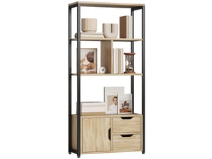 Bibliotheque coloris  bicolore 3 étagère(s) <strong>PANGIVO</strong> <strong></strong> - 58 cm x 122 cm