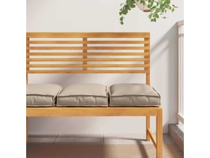 Lot de 2 coussins pour chaise, coussins d'extérieur tissu oxford taupe 40 x 40 x 8 cm cf50049