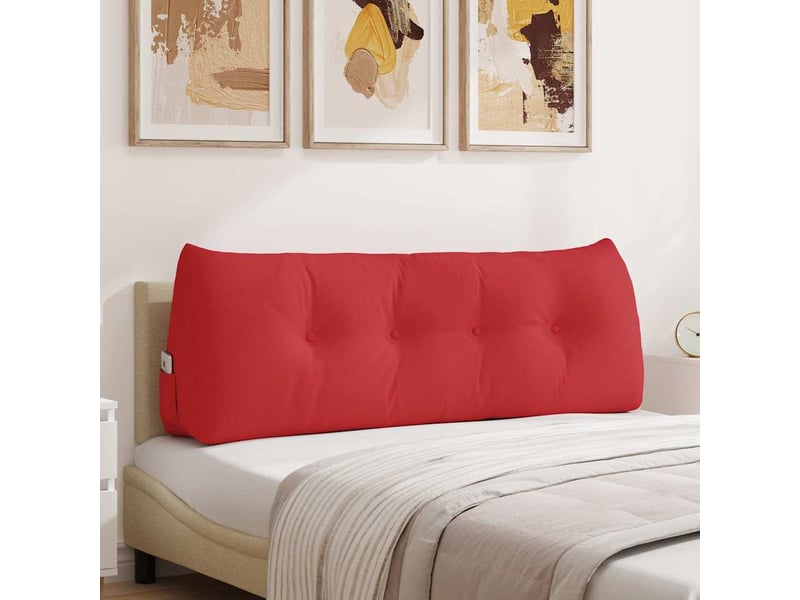  Coussin de dos, coussin de dossier rouge 140 x 24 x 50 cm tissu cf54996  - Conforama B
