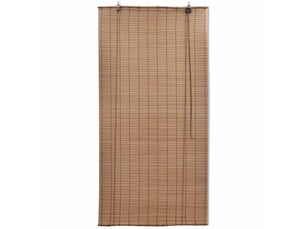 Store enrouleur, store roulant bambou marron 120x220 cm cf47243