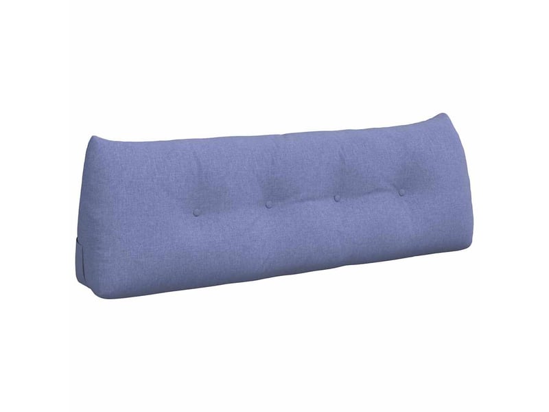  Coussin de dos, coussin de dossier bleu denim 140 x 24 x 50 cm tissu cf54542  - Conforama A