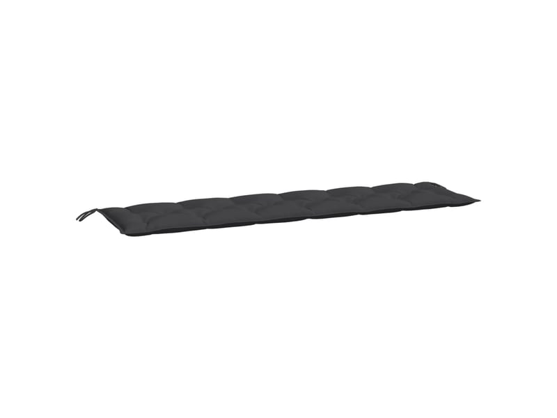  Coussin de banc de jardin, coussin d'assise noir 200x50x7 cm tissu oxford cf52780  - Conforama A