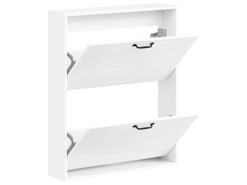  Meuble à chaussures mural, armoire à chaussures haarlem 71x17x86 cm shl2021  - Conforama C