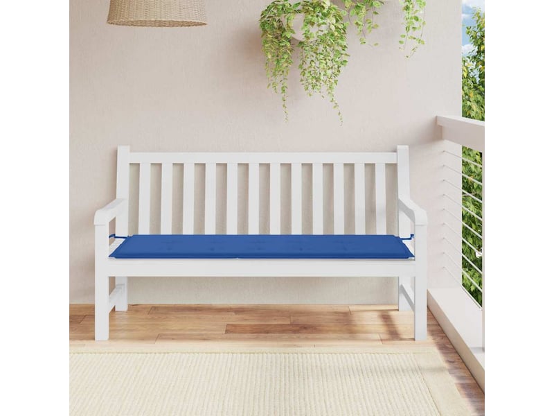  Coussin de banc de jardin, coussin d'assise bleu royal 150x50x3 cm tissu oxford cf52697  - Conforama B