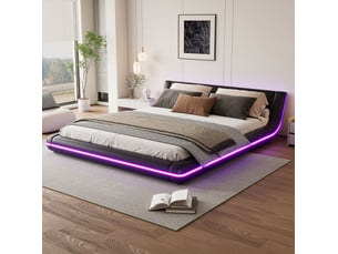 Lit 2 places 160x200 cm MODENUIT coloris noir