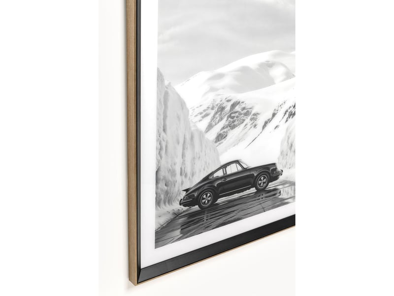  affiche encadrée ski 86x126cm  - Conforama C