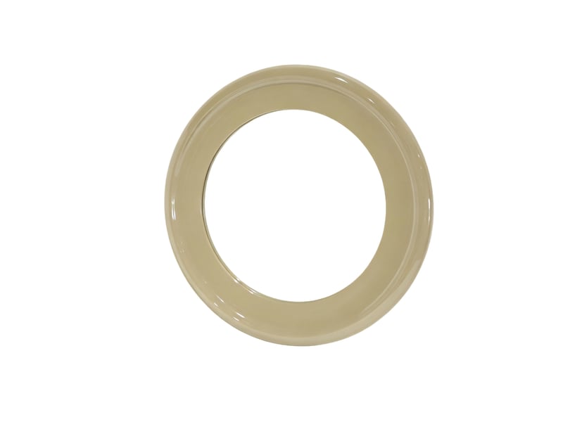  Miroir en mdf de 90 de diamètre laqué couleur taupe brillant  - Conforama C