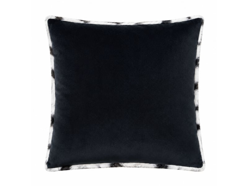  Coussin garni à motif zèbre avec dos en velours 45x45 cm  - Conforama E