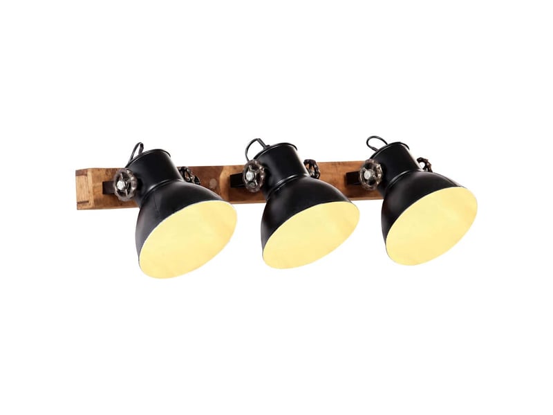  Lampe murale, applique murale industrielle noir 65x25 cm e27  - Conforama B