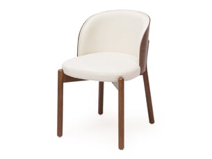 Lot de 4 chaises de salle à manger,57x49x74 cm,tissu lin,coloris noyer