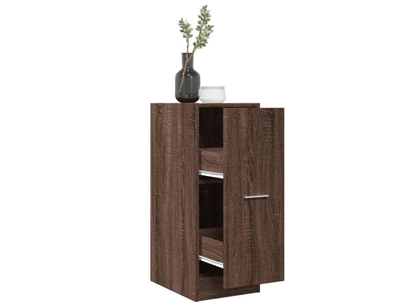  Armoire apothicaire chêne marron 30x41x77,5cm bois d'ingénierie  - Conforama B