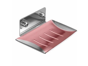 Porte-serviettes en acier inoxydable, sac en papier toilette avec savon, noir