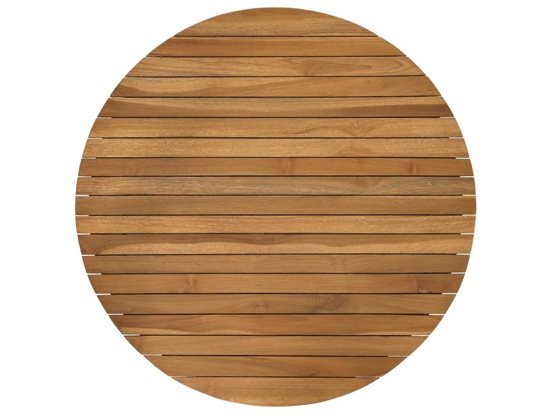  Vidaxl plateau de table ø 70 x 3,5 rond bois de teck massif naturel  - Conforama A