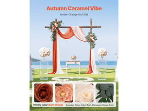 Kit fleurs artificielles pour arche de mariage avec 2 bouquets