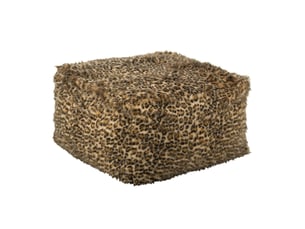 Pouf / repose pied PARIS PRIX  multicolore