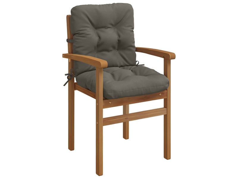  Lot de 2 coussins de chaise à dossier haut vianen cf59298  - Conforama C