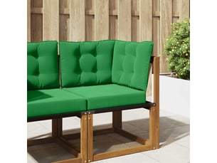 Coussin de canapé d'extérieur, coussin de chaise polyester vert 50,5 x 50,5 cm cf54184