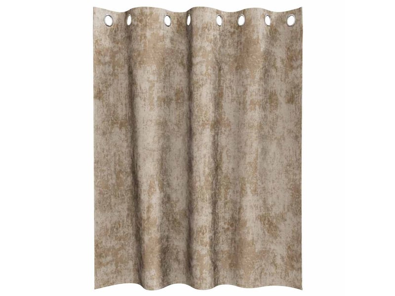 Lot de 2 rideaux en velours, rideaux de fenêtre champagne 140 x 140 cm velours cf44169 - Conforama D