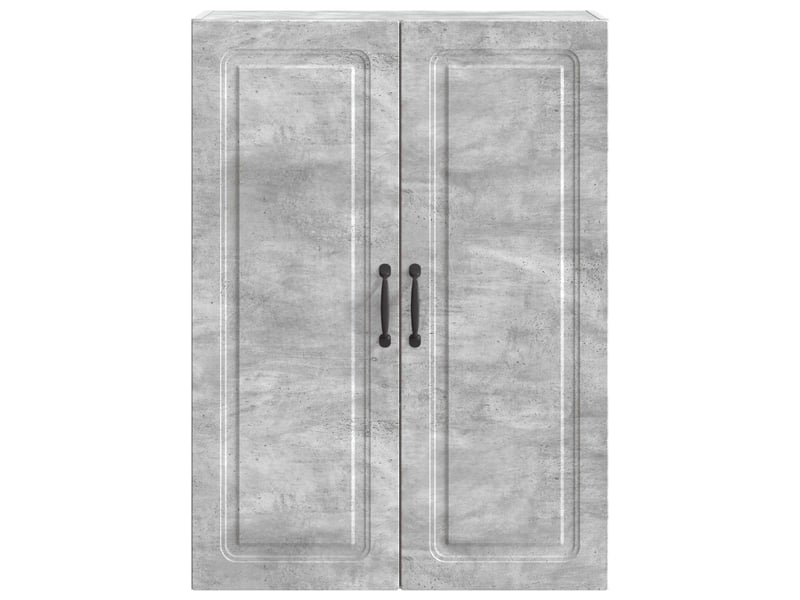  Armoire murale salon 66x34,5x90cm bois d'ingénierie gris béton shl7748  - Conforama D