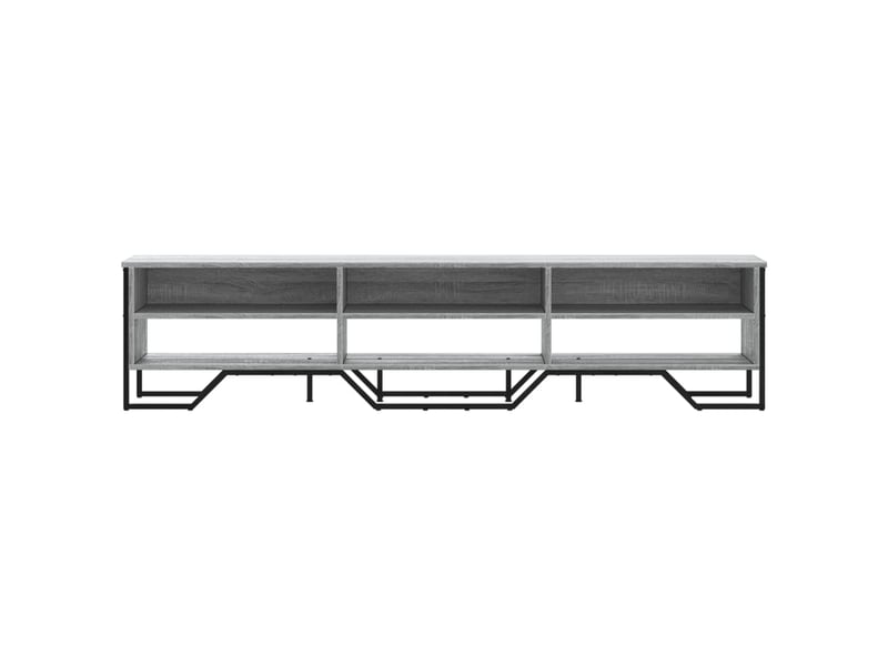  Meuble tv - banc tv - meuble de rangement sonoma gris 180x34x41 cm bois d'ingénierie  - Conforama D