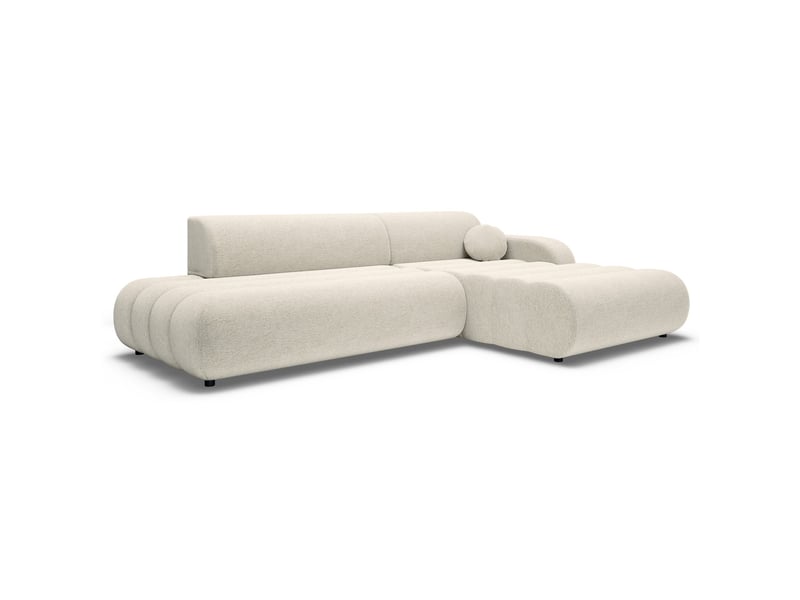  Selsey arione - canapé d'angle convertible - 283 cm - chenille crème Arione - Conforama A