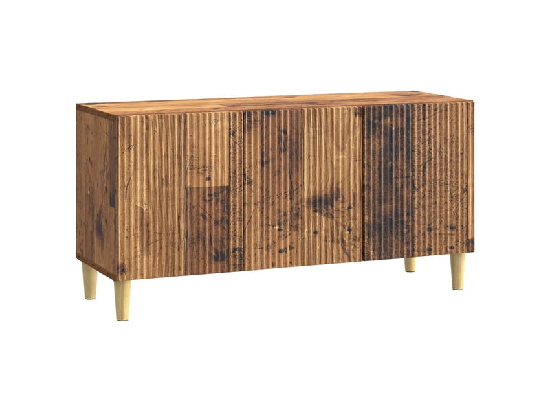  Meuble tv - banc tv - meuble de rangement 99 x 34,5 x 50 cm bois ancien bois d'ingénierie  - Conforama A