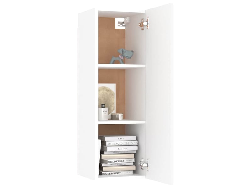 Ensemble de meubles tv 4 pcs blanc bois d'ingénierie shl45414  - Conforama E