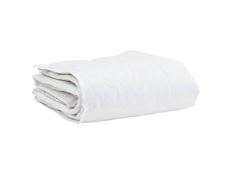  Duvet d'hiver avec oreiller 2 pcs - couette blanc plume de canard  - Conforama D