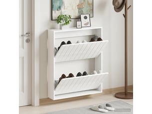 Meuble à chaussures 3 paire(s)  <strong></strong>  <strong></strong> coloris blanc