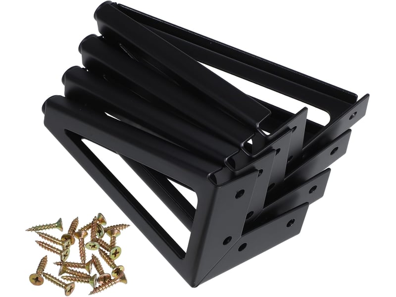  Meuble métal noirs de table basse canapé de rechange robustes et stables pour meubles  - Conforama A