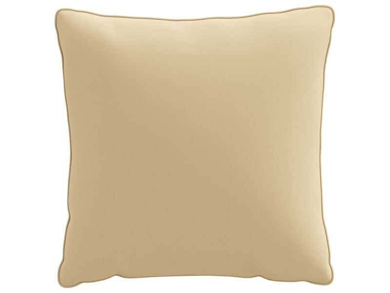  Lot de 4 coussins de dos, coussins de dossier putten 100 % polyester beige cf59428  - Conforama D