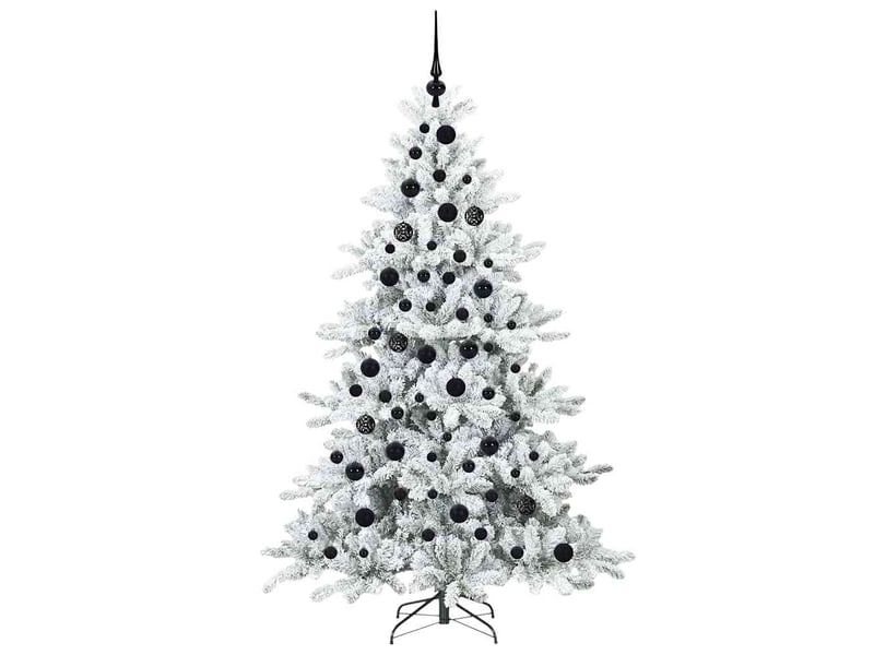  Sapin de noël, arbre de noël artificiel à branches articulées blanc 180 cm shl5975  - Conforama D