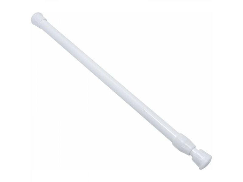  Tringle télescopique réglable, rideau de douche extensible en fer, tringle à rideau légère pour suspendre un rideau de douche, un rideau  - Conforama A