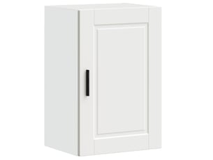 Meuble de rangement, armoire murale de cuisine porto blanc bois d'ingénierie