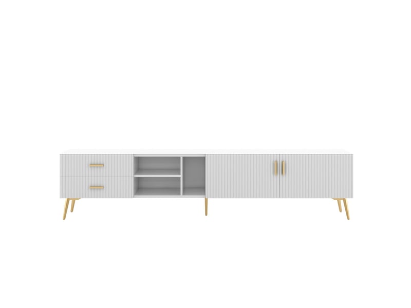  Meuble tv design contemporain avec rangement meuble tv avec rangement  - Conforama A
