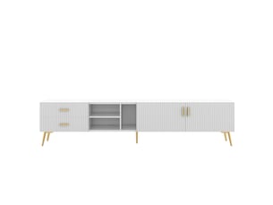 Meuble tv coloris blanc SOGEU