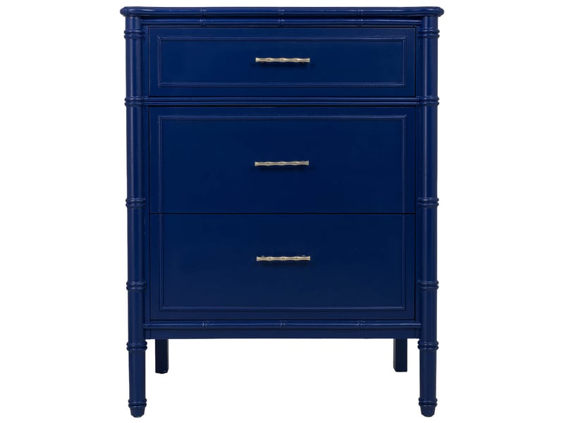  Commode en bois bleu 76x45,5x96 cm h  - Conforama B