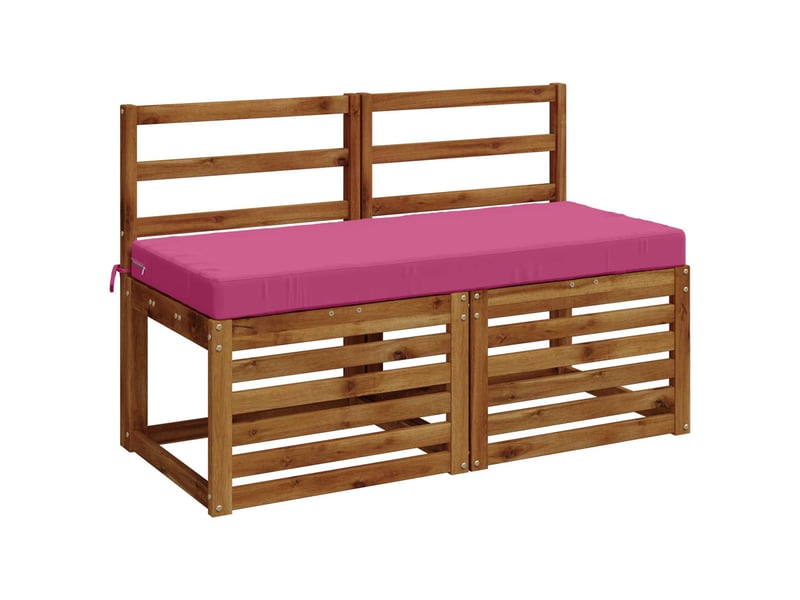 Coussin de banc, coussin d'assise, coussin de canapé soest 100 % polyester rose 120 x 50 x 8 cm cf53460 - Conforama A