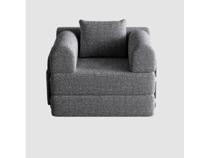 Deplimousse convertible 1 place <strong>STILVORA</strong> <strong></strong> gris