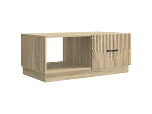 Table basse rectangulaire coloris marron  